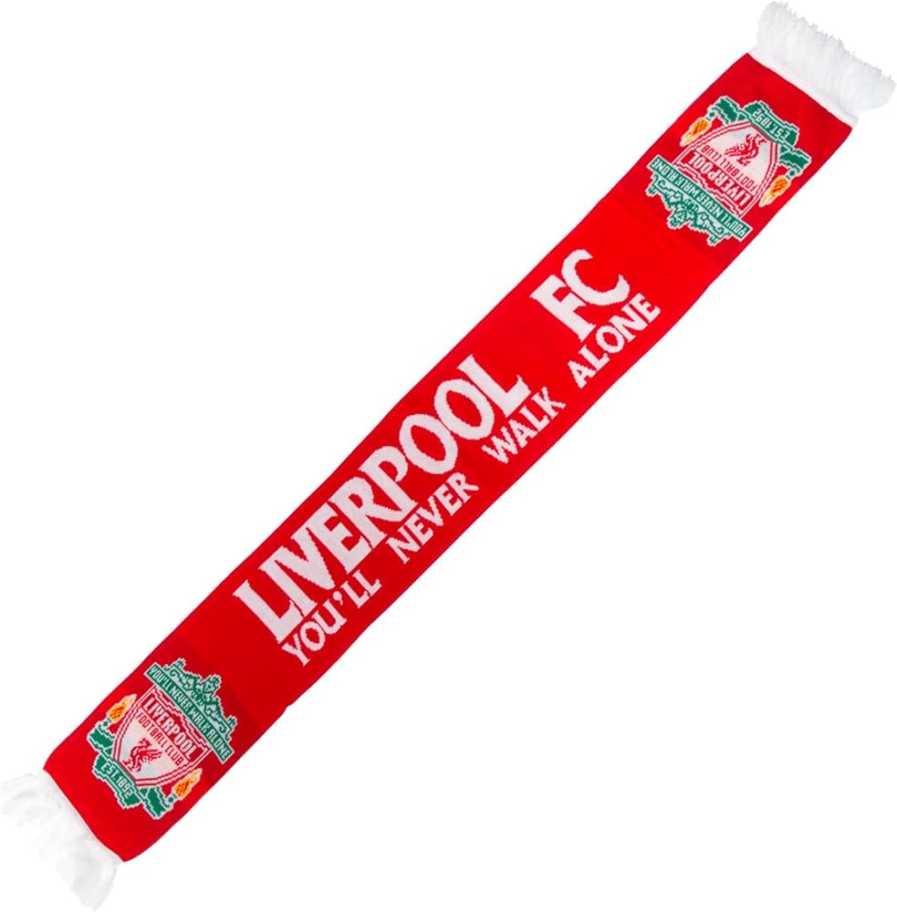 Amazon.co.jp: リバプール FC 公式 LFC レッド クレスト マフラー