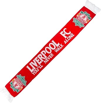 Amazon.co.jp: リバプール FC 公式 LFC レッド クレスト マフラー