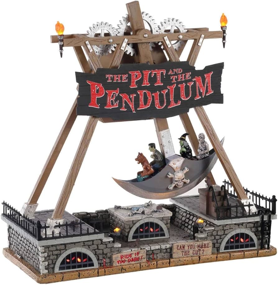 Amazon.com: Lemax The Pit and The Pendulum, with 4.5V Adaptor