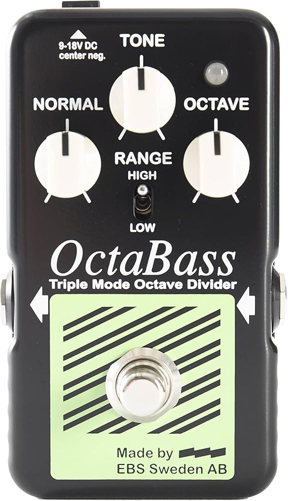 Amazon.com: EBS OctaBass Blue Label Triple Mode Octave Divider