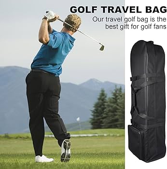Amazon | パッド入りゴルフトラベルバッグ、ポータブルゴルフクラブ