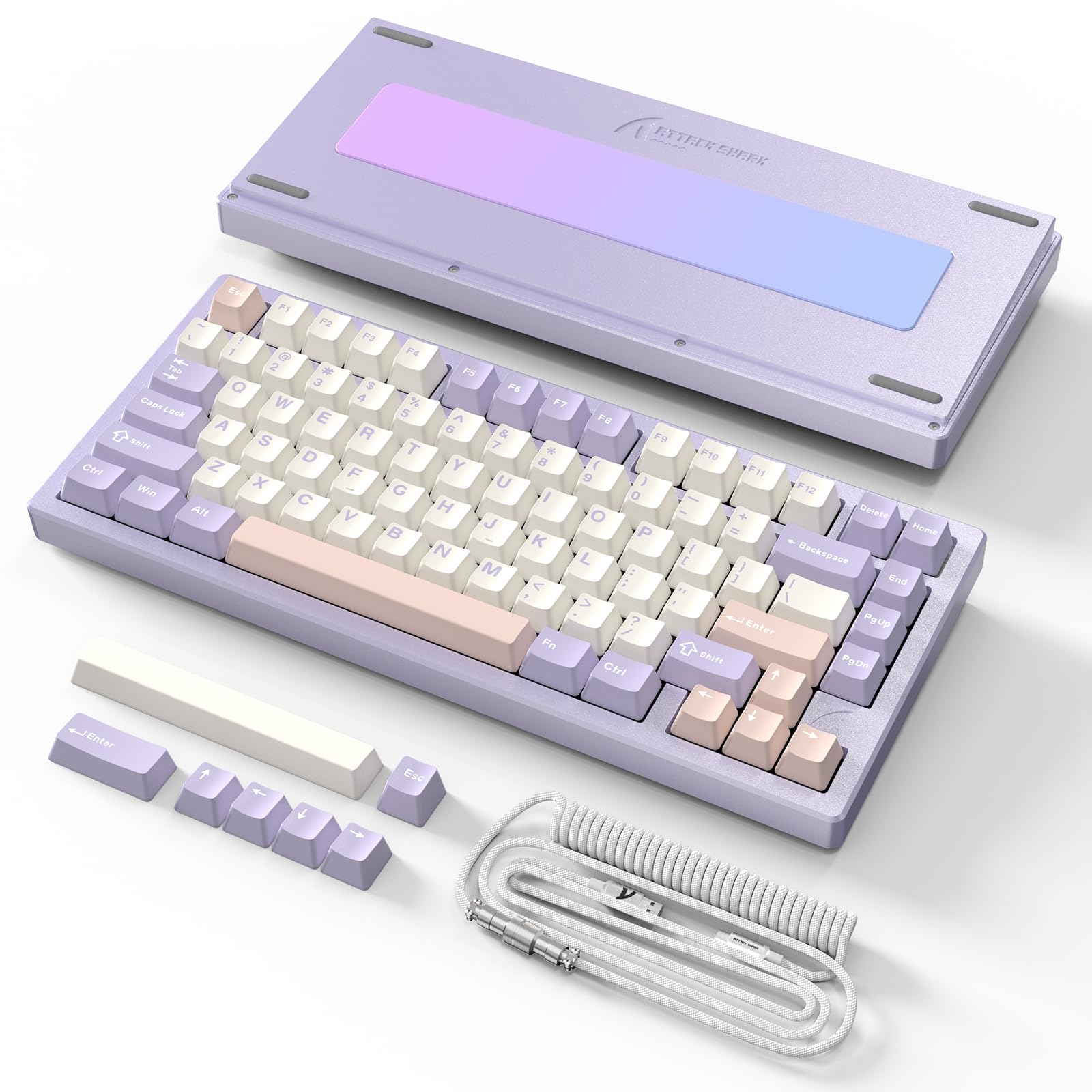 Amazon | ATTACK SHARK X75 ゲーミングキーボード アルミ製 81きー