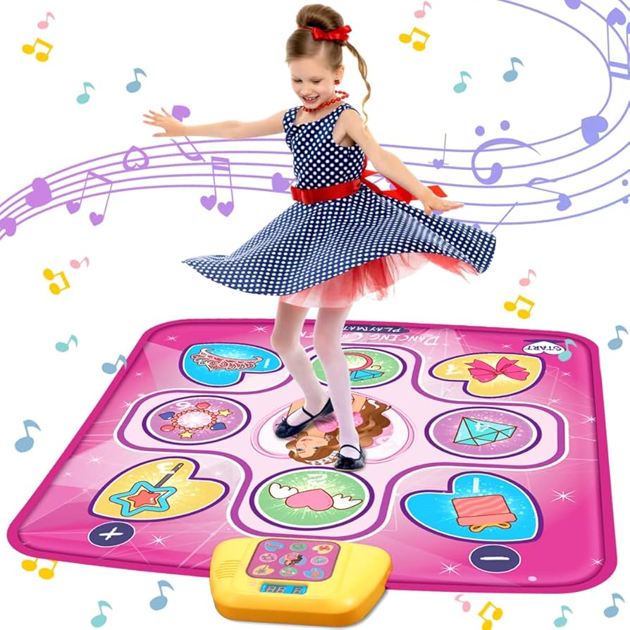 Amazon.com: Bambilo Dance Mat Toys for 3 4 5 6 7 Year Old Girls