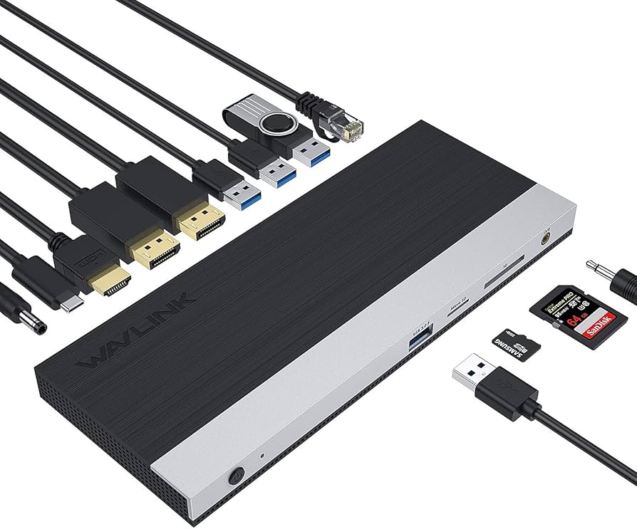 Amazon.com: WAVLINK USB C Docking Station,13-in-1 Triple Display