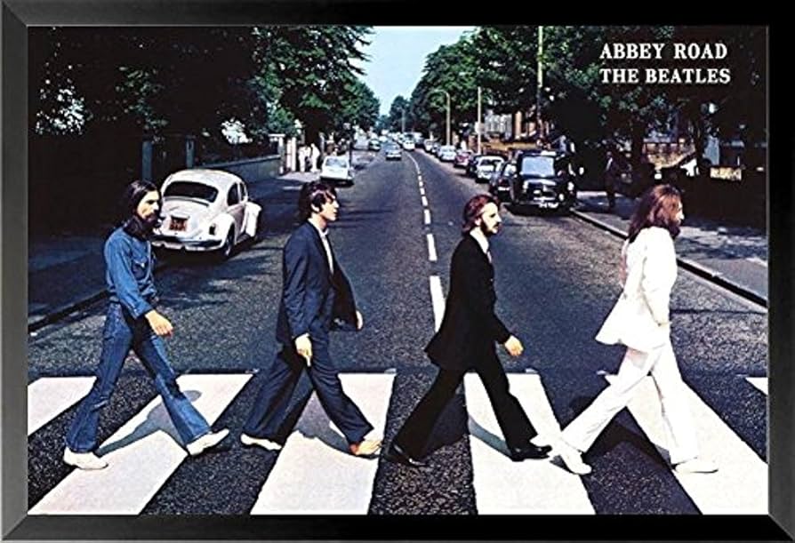 Amazon.co.jp: Buyartforless 音楽アートポスター ビートルズアビー