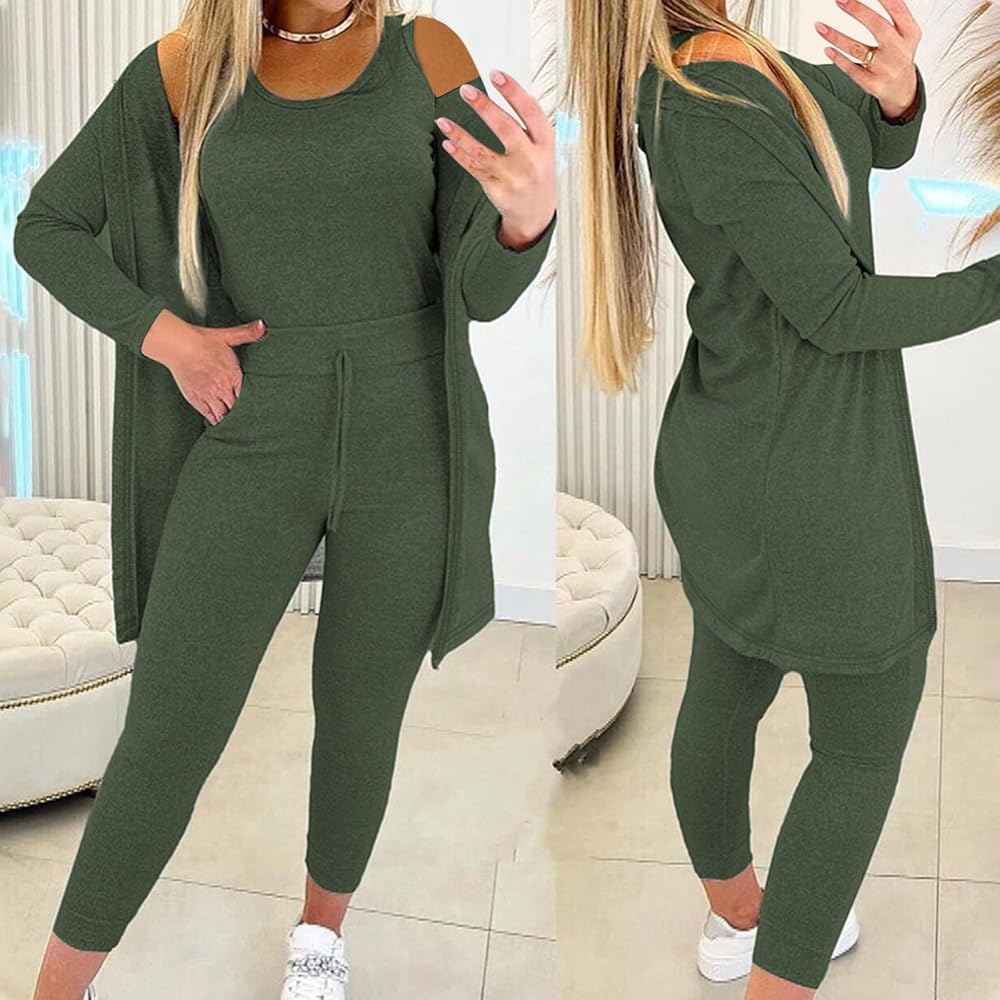 Amazon.com: Jogger Sets for Women 3 Piece Sweatsuit Set for Women