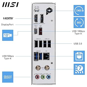 Amazon.com: MSI PRO B850M-P WiFi Motherboard, ATX - Supports AMD