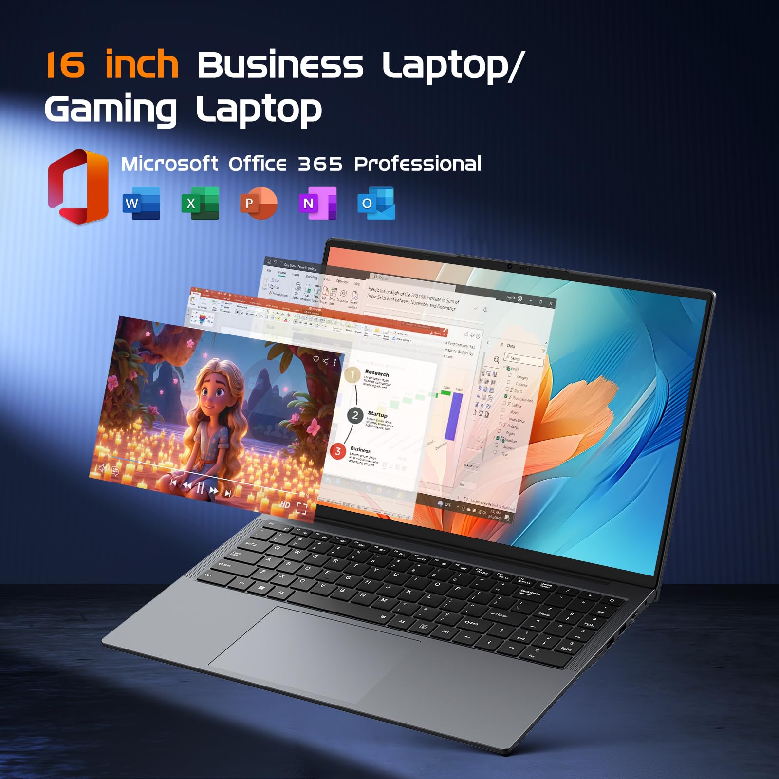 Amazon.co.jp: 16インチノートパソコンCore i5(最大3.6GHz)16GB RAM