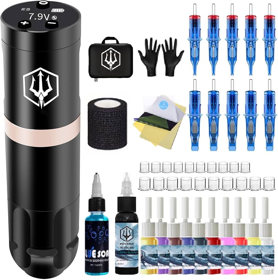 Amazon | タトゥーマシン セット タトゥーペン 20本セット、ペン型
