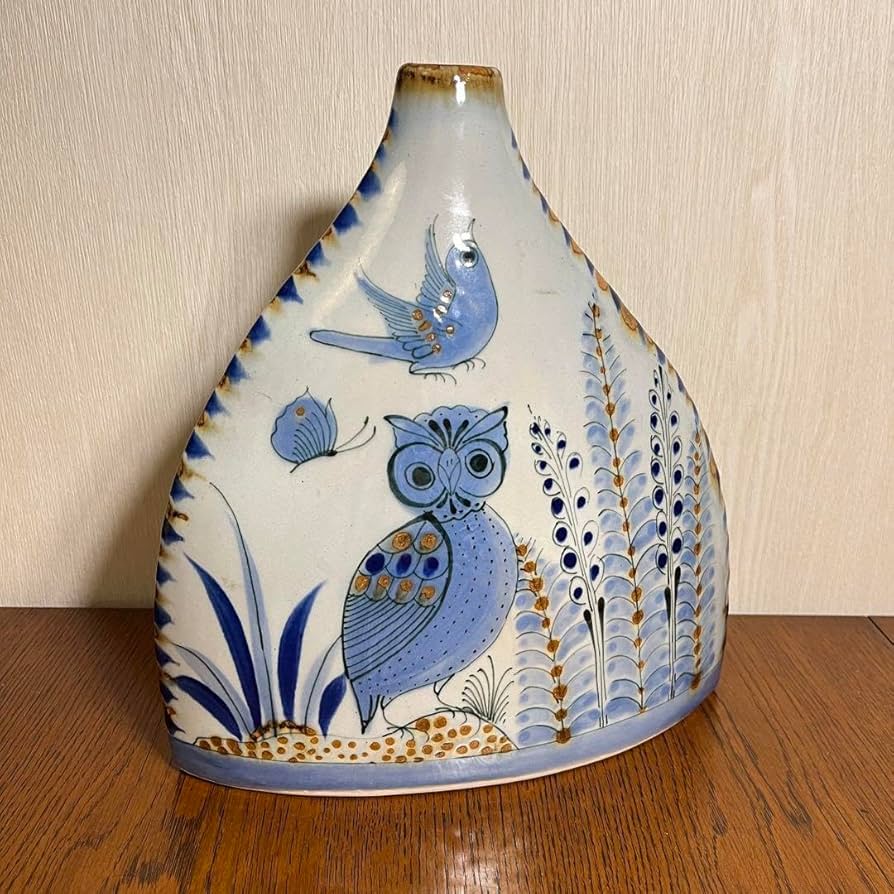 Amazon.co.jp: ヴィンテージ フラワーベース メキシコ製 トナラ焼 陶器