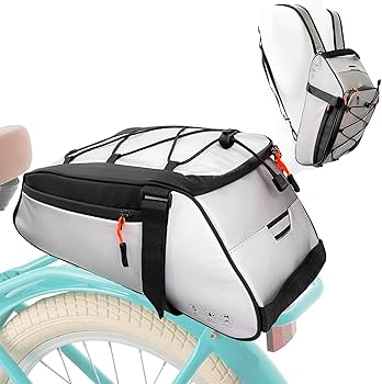 Amazon.co.jp: Socpuro 自転車 荷台バッグ 2way 自転車ラックバッグ