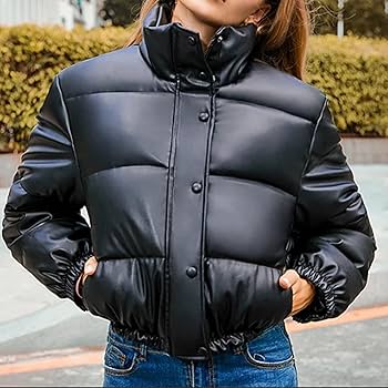 Amazon.co.jp: ダウンジャケット レディース PU レザー コート女性