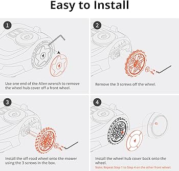 Amazon.co.jp: セグウェイ Navimow オフロードホイール 泥だらけの地形