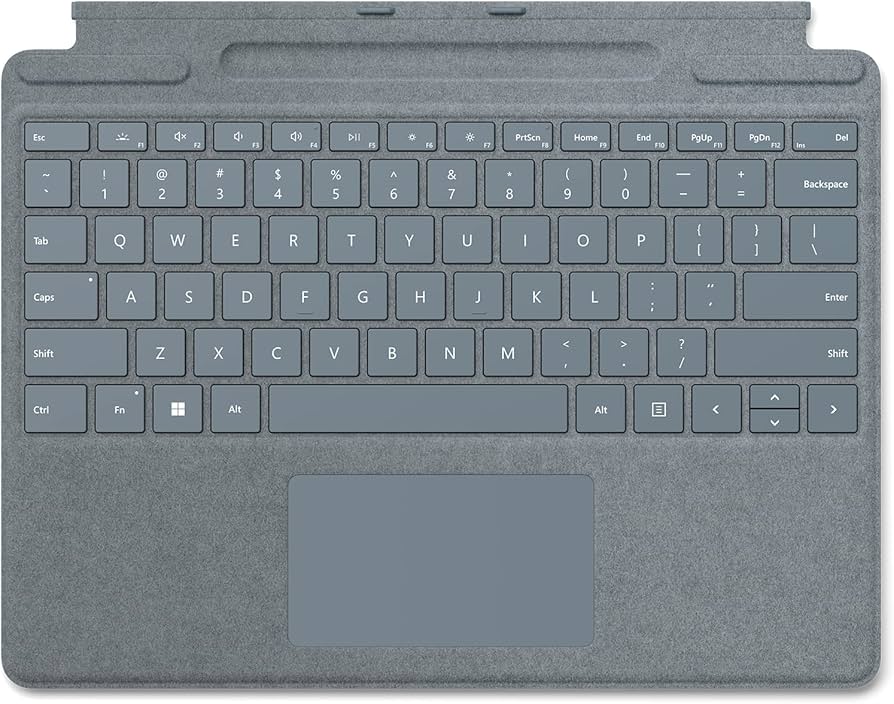 Amazon.com: Microsoft Surface Pro Signature Keyboard - Ice Blue