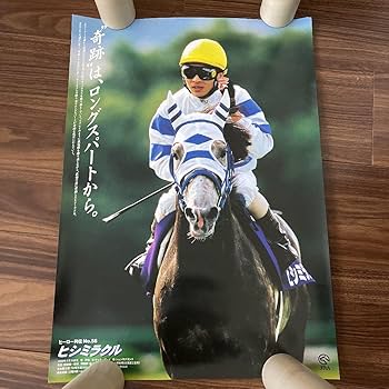 Amazon.co.jp: JRA ヒーロー列伝 B3ポスター ヒシミラクル : おもちゃ