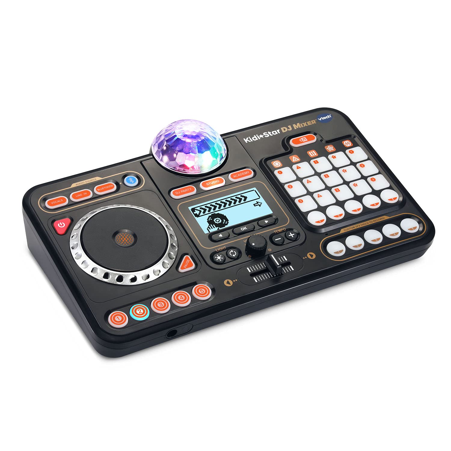 Amazon.co.jp: VTech KidiStar DJミキサー ブラック : 楽器・音響機器