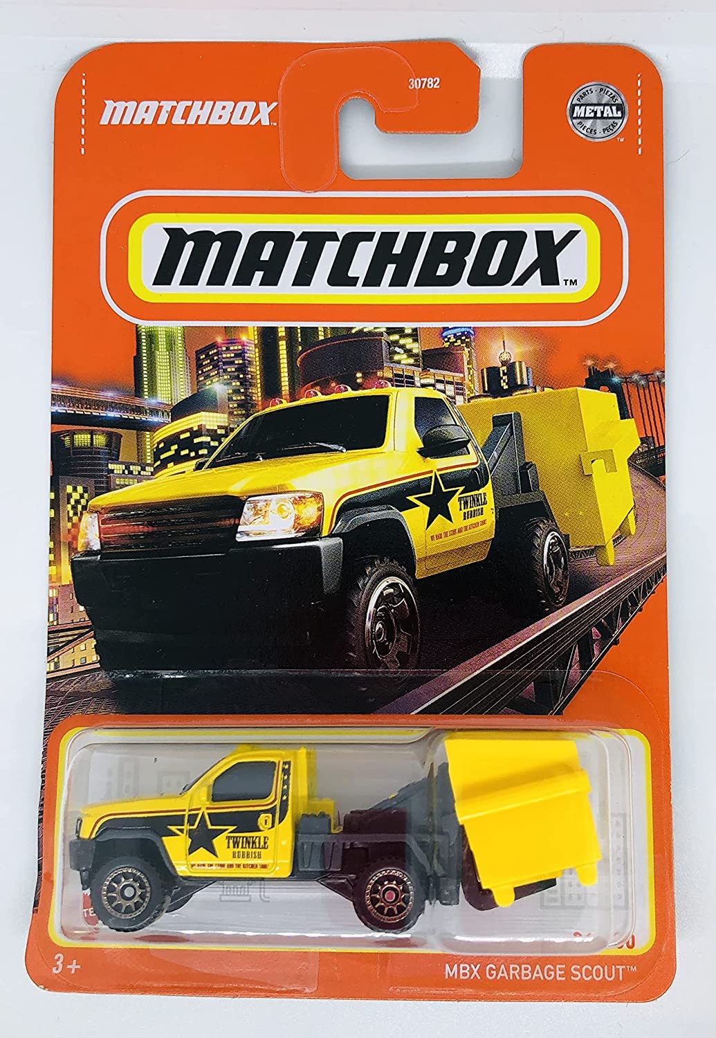 Amazon.com: Matchbox 2022 Garbage Scout Truck - Yellow - Mint