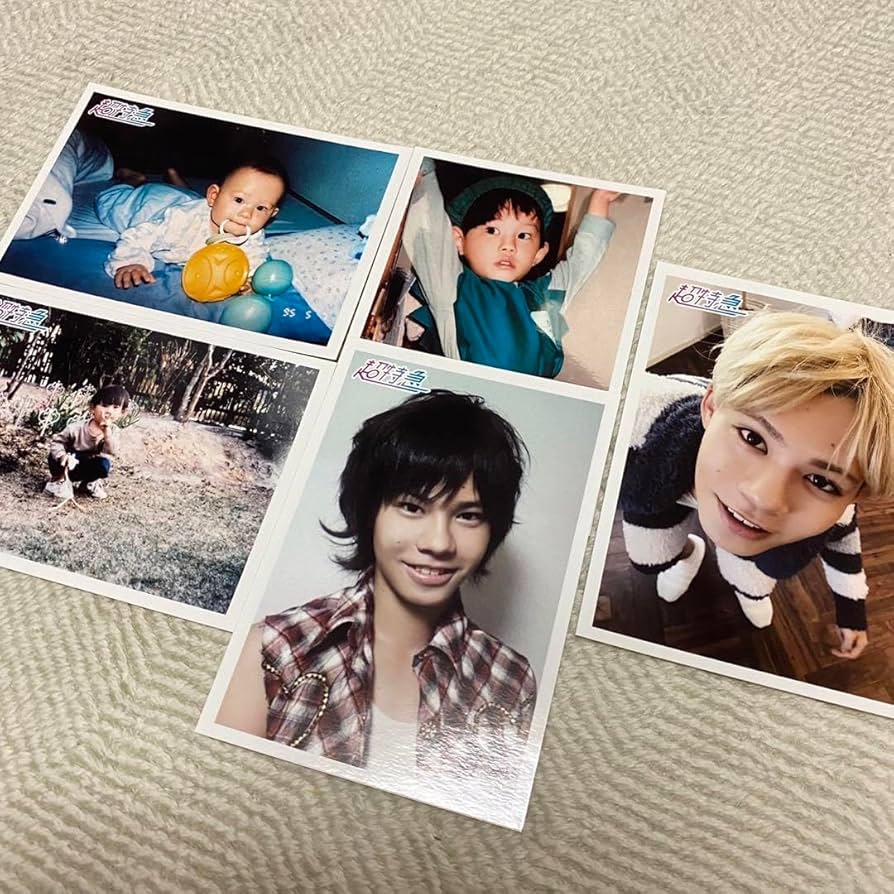 Amazon.co.jp: 超特急 生写真セット 7月 幼少期 全9枚 7月 C タカシ