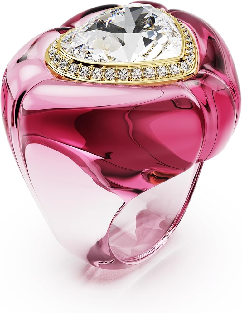 Amazon.co.jp: スワロフスキー ダルシス カクテルリング、ハートカット