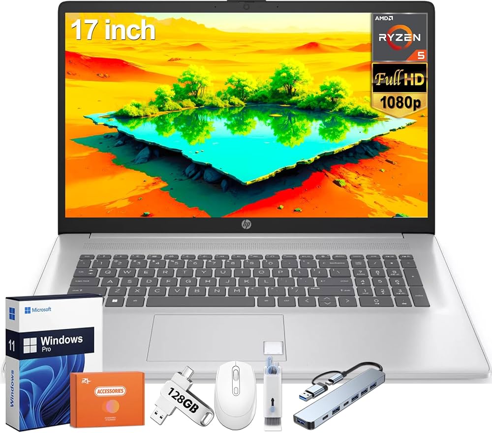 Amazon.co.jp: HP 17インチノートパソコン Windows 11 Pro AMD Ryzen 5