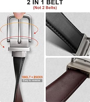 Buy VOGARD Reversible Men's Belt – Black & Brown | Formal & Casual