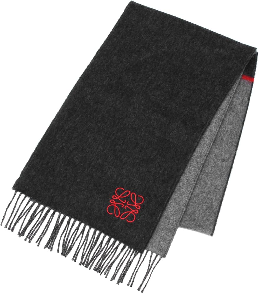 Amazon | (ロエベ)LOEWE WINDOW ANAGRAM GB SCARF アナグラム刺しゅう