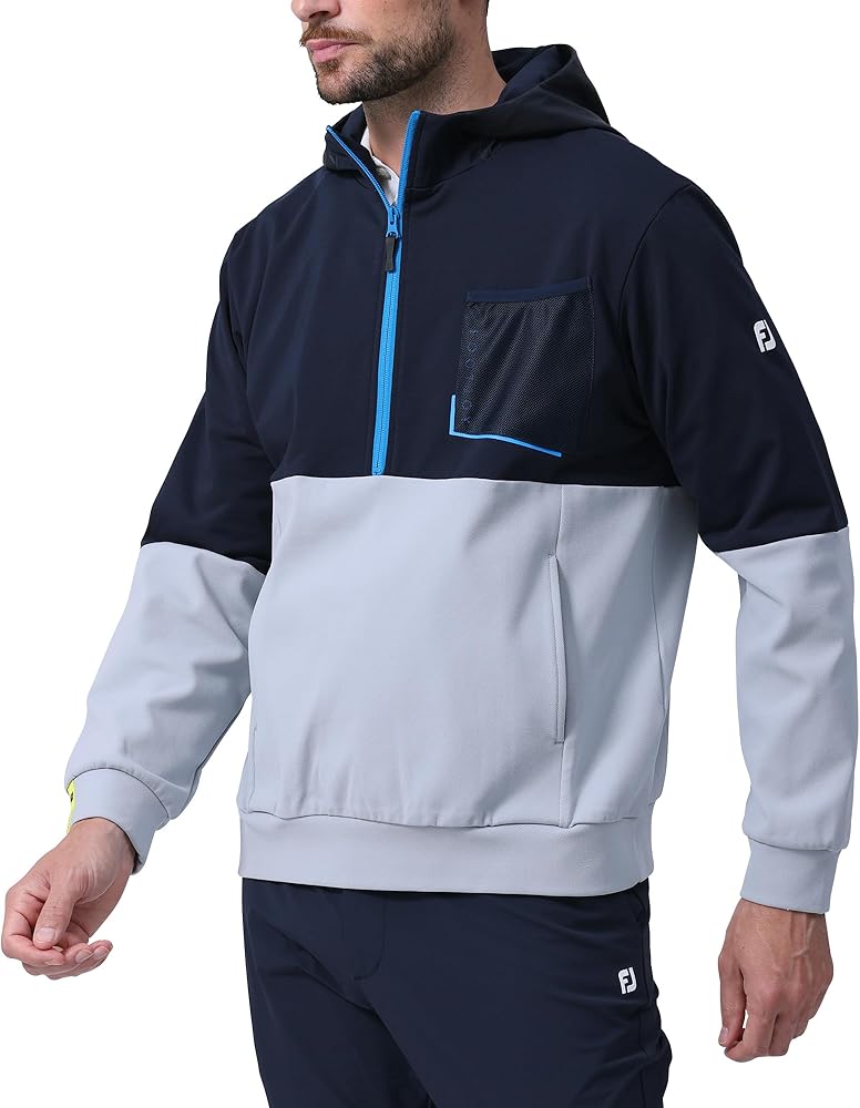 Amazon | [フットジョイ] ミドラー ハイブリッド長袖ハーフジップ