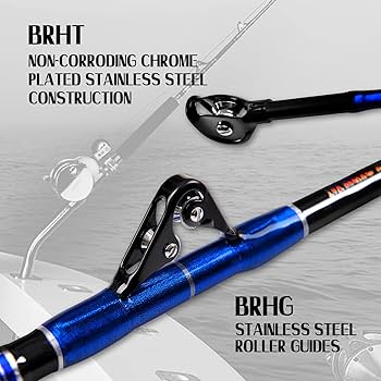 Amazon | Fiblink 2ピース海水Offshore Heavy Trollingローラーガイド