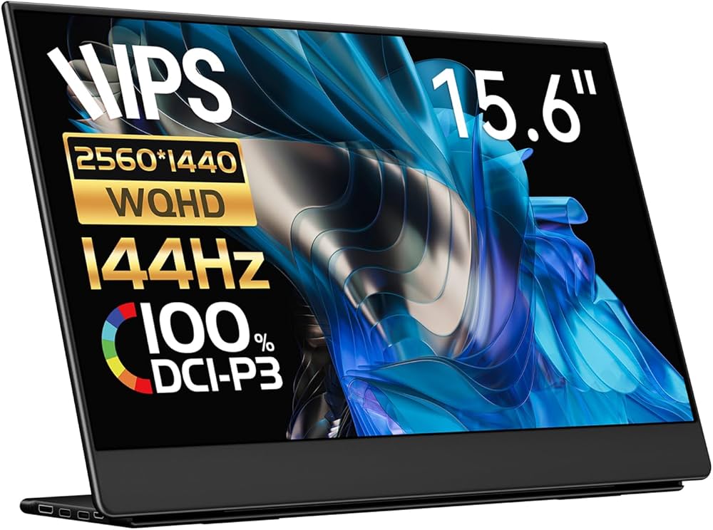 Amazon.co.jp: EHOMEWEI モバイルモニター 144Hz 15.6インチ 2K