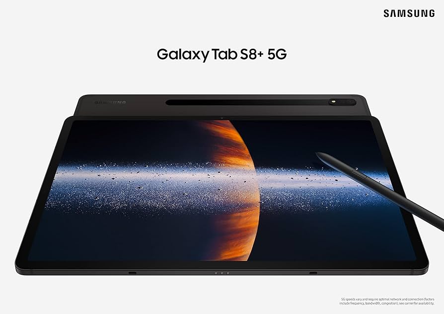 Amazon.com : Samsung Galaxy Tab S8+ 5G (128GB, WiFi + Cellular