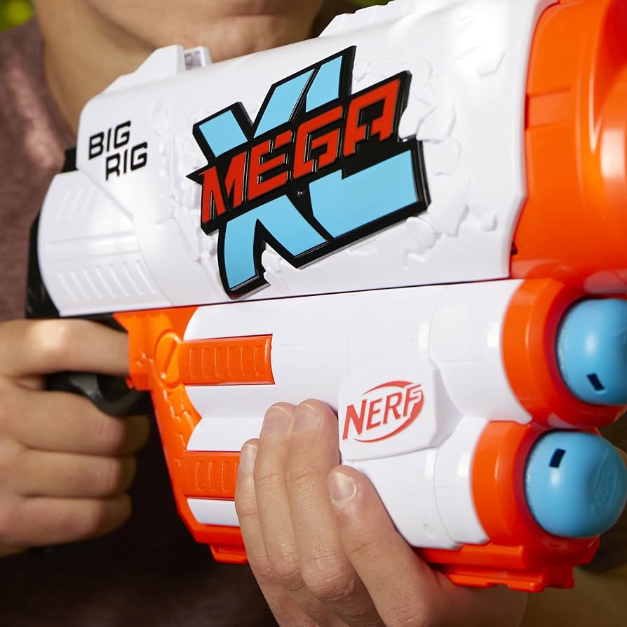 Amazon.co.jp: NERF Mega XL Big Rig Blaster, Largest Mega Darts