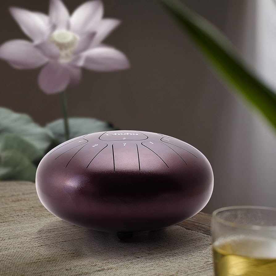 Amazon | Ohuhu スリットドラム 打楽器 10インチ 11音 Dメジャー