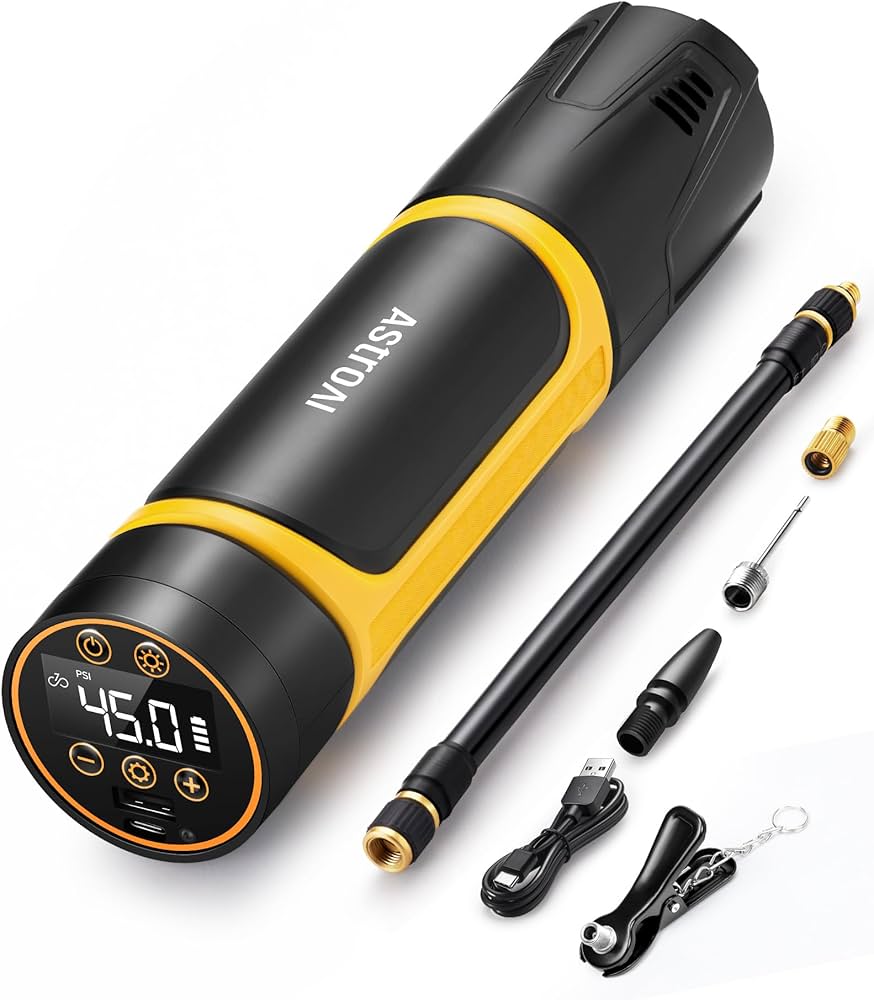 Amazon.co.jp: AstroAI 自転車 空気入れ 電動 エアーコンプレッサー