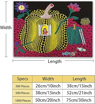 Amazon | 草間彌生 1000ピース ジグソーパズル マイクロピース パズル