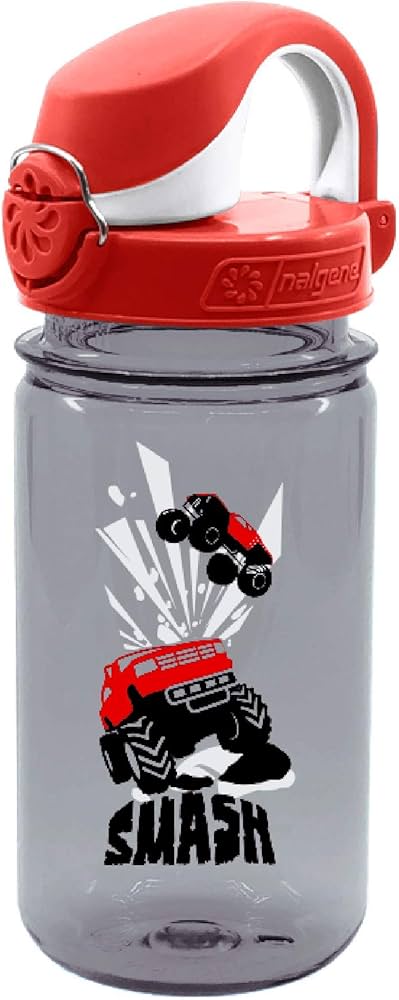 Amazon｜ナルゲンキッズOTFスマッシュボトル（グレー/レッド、12オンス