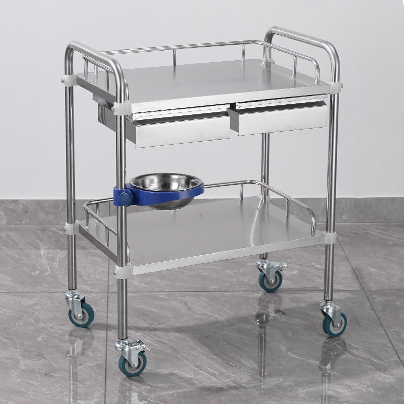 Amazon.co.jp: MDDKOP 医療用ワゴン ステンレス製医療用カート 医療用