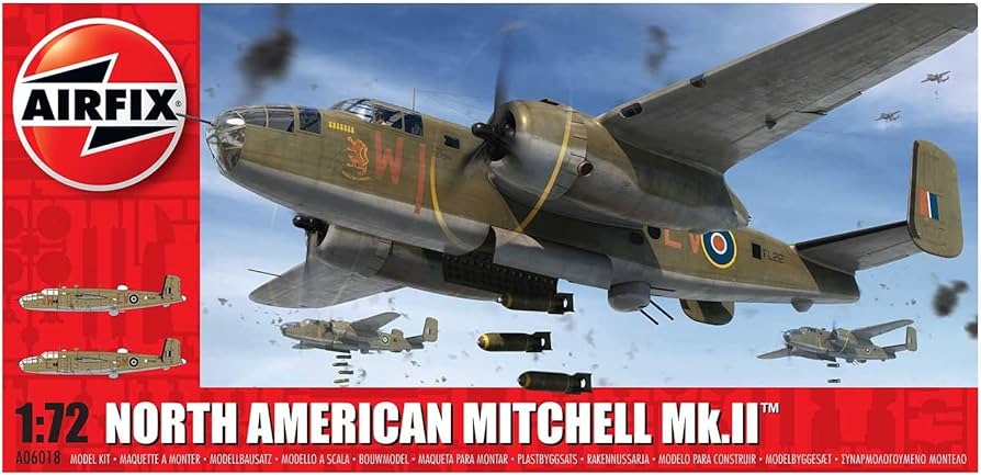 Amazon.com: Airfix North American Mitchell MK II 1:72 WWII