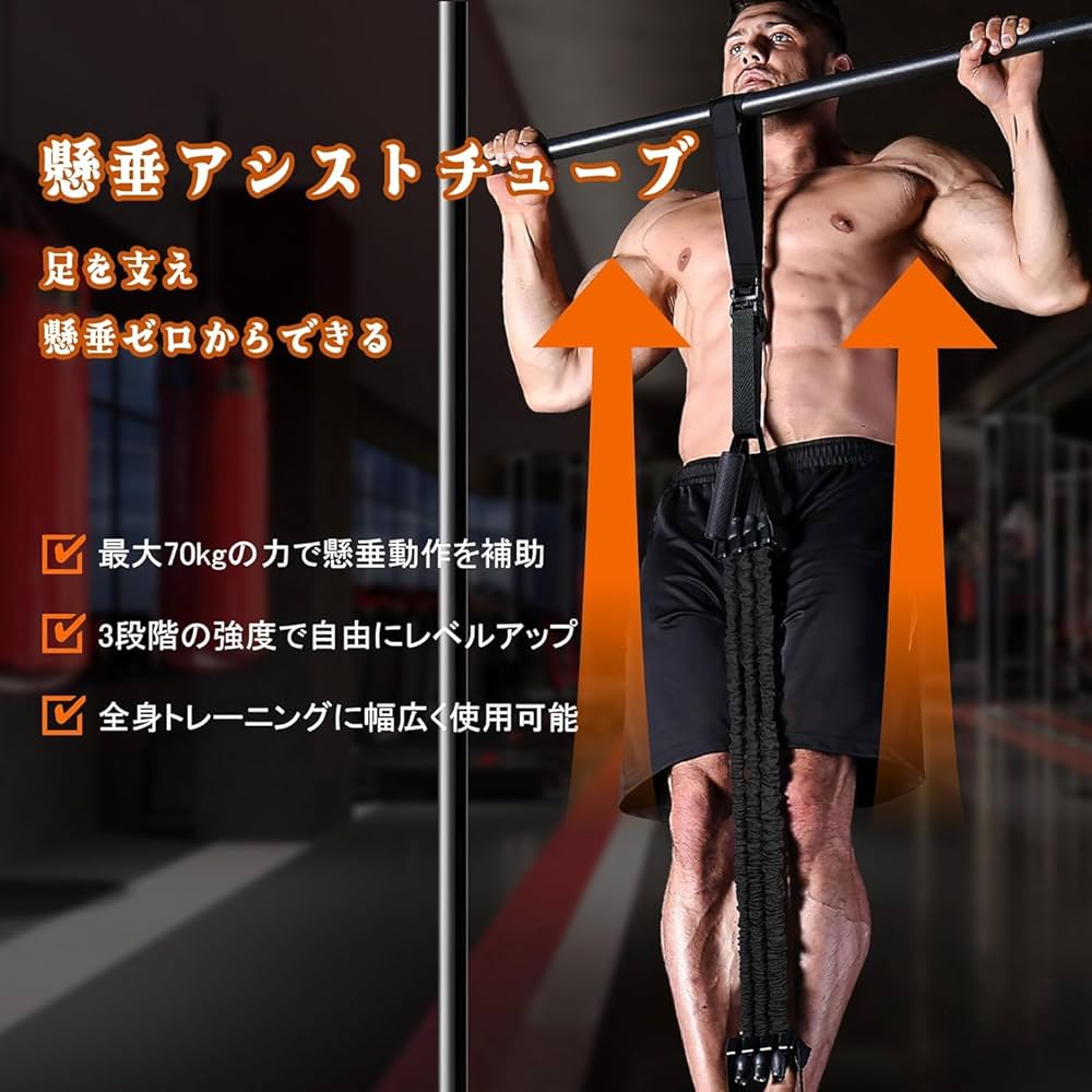 Amazon | 「2025新登場ハンドル付き」懸垂 補助 懸垂 アシスト