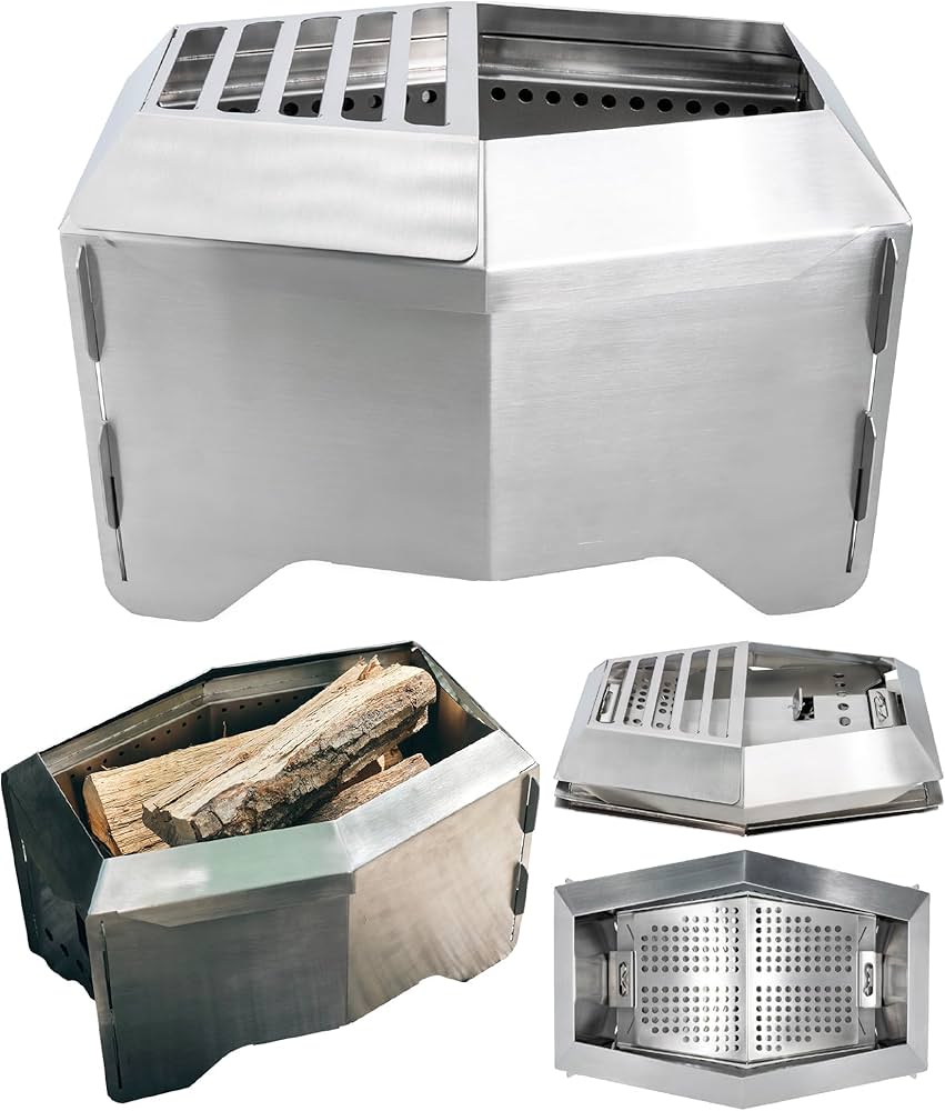 Amazon | OKYO CRAFTS ブレイズボックス 二次燃焼 焚き火台 大型