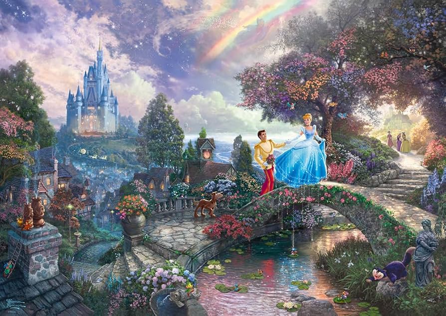 Amazon.com: Schmidt | Thomas Kinkade: Disney Cinderella - 1,000