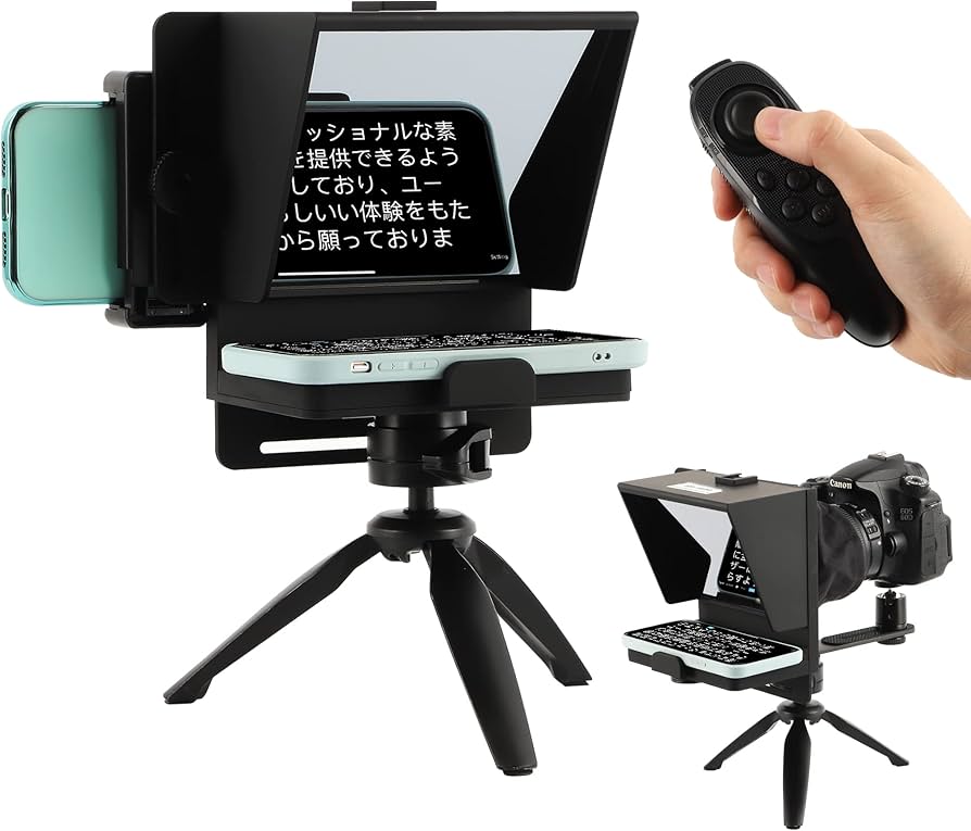 Amazon.co.jp: Spolehli プロンプター スマホテレプロンプター デスク