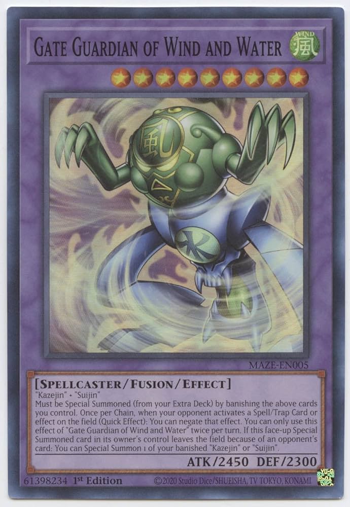 Amazon.co.jp: 風と水の門 - MAZE-EN005 - スーパーレア - 初版 : Toys