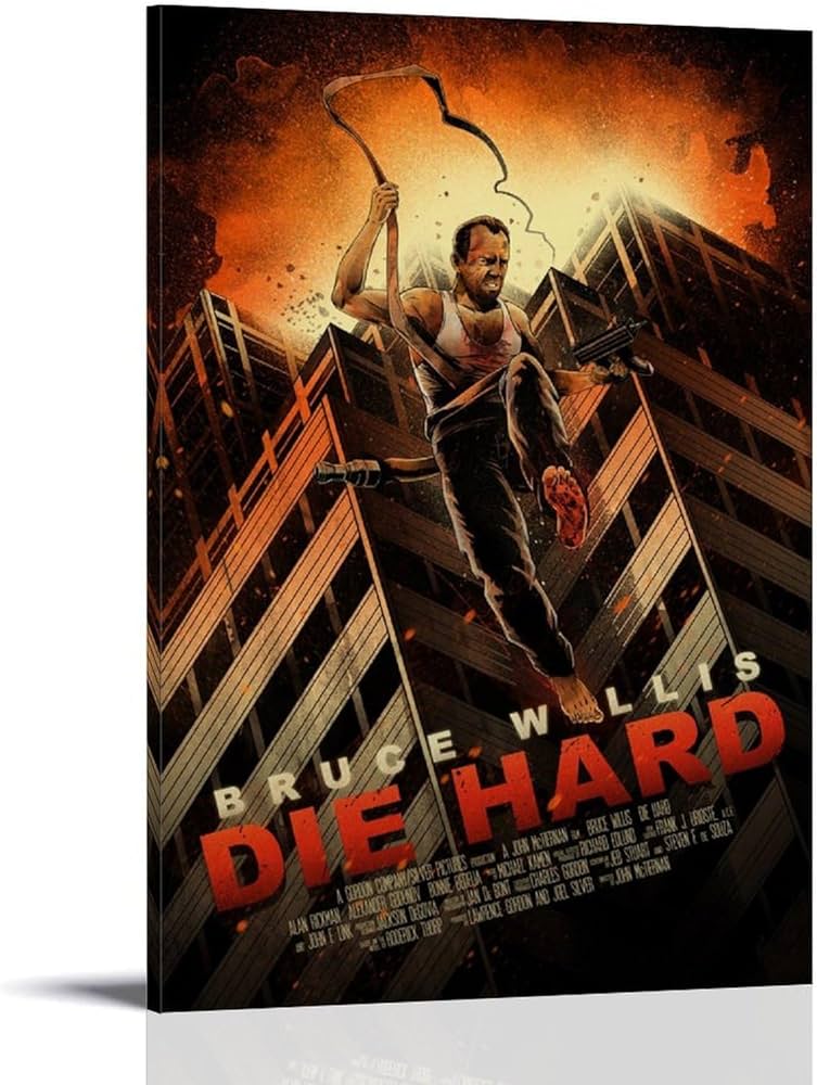 Amazon.co.jp: ダイ・ハードアクション映画コミックポスター ポスター