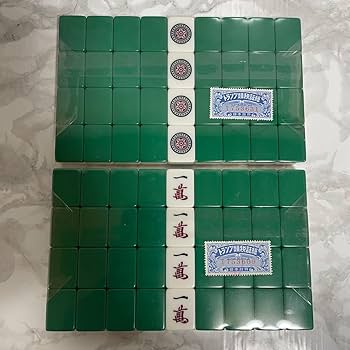 Amazon | キングバード 麻雀牌 背緑牌 大型重量牌 昭和レトロ