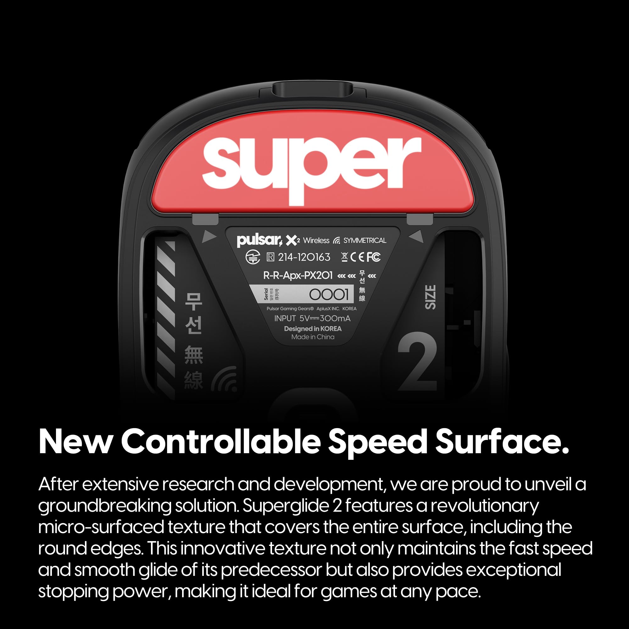 Amazon.co.jp: Pulsar Gaming Gears Superglide2(Type C) マウスソール