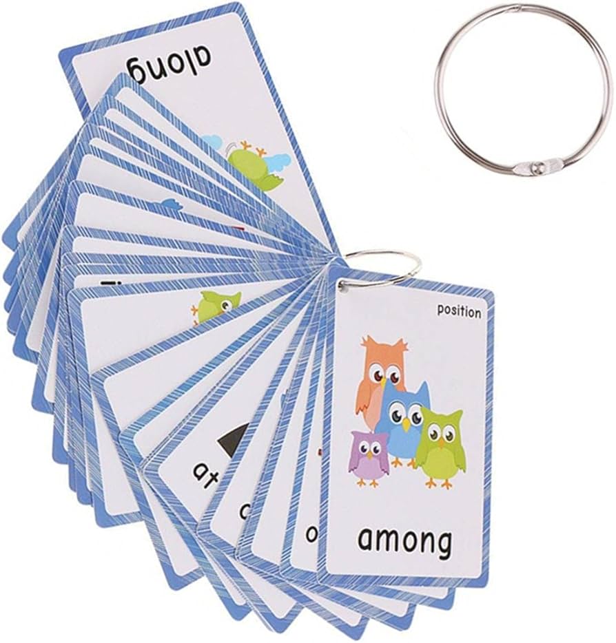 Amazon.co.jp: santsunフラッシュカード、36方向Preposition式英語