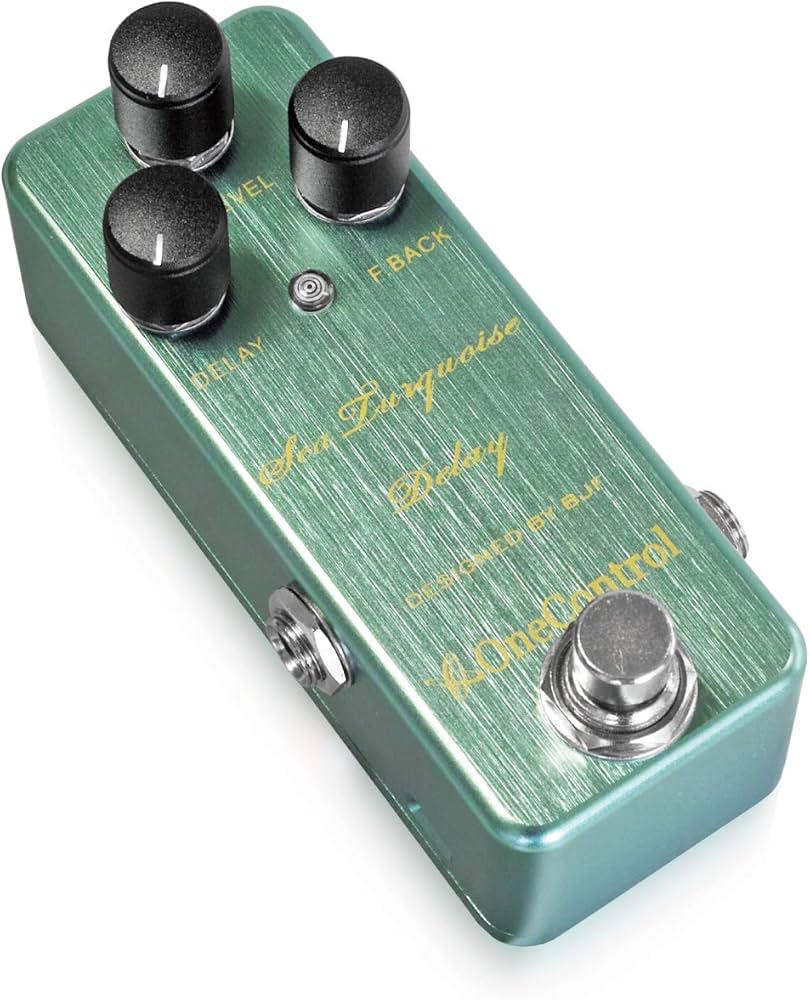 Amazon.com: One Control Sea Turquoise Delay Effects Pedal