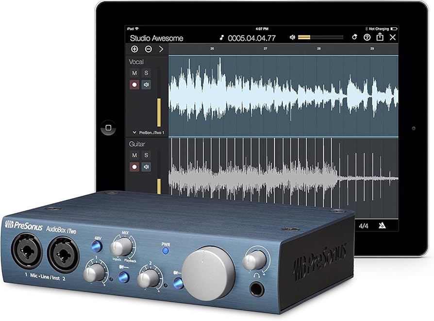 Amazon.co.jp: PreSonus AudioBox iTwo 2x2 オーディオレコーディング
