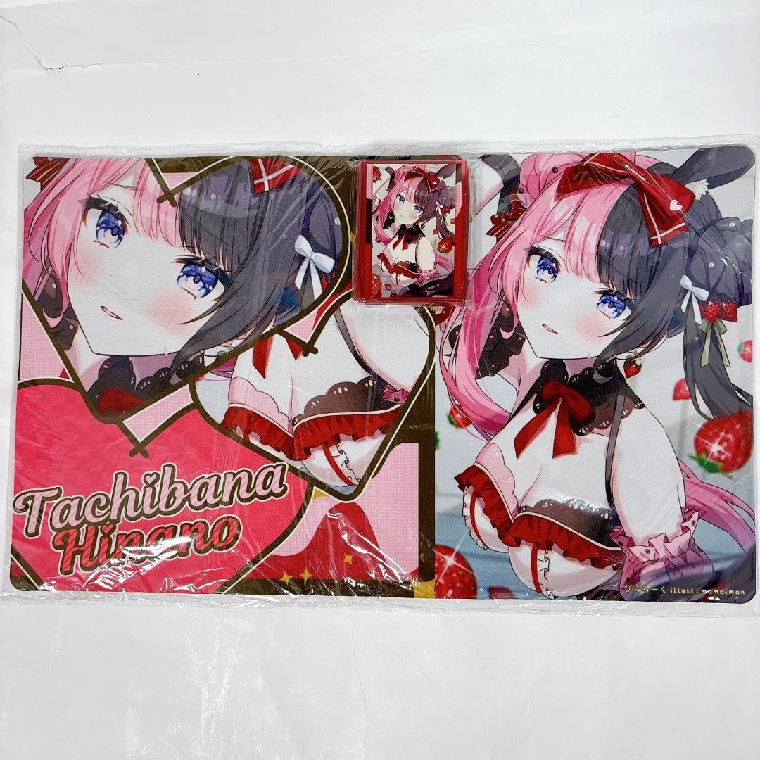 Amazon.co.jp: ぶいすぽっ！ 橘ひなの イチゴ スリーブ プレイマット