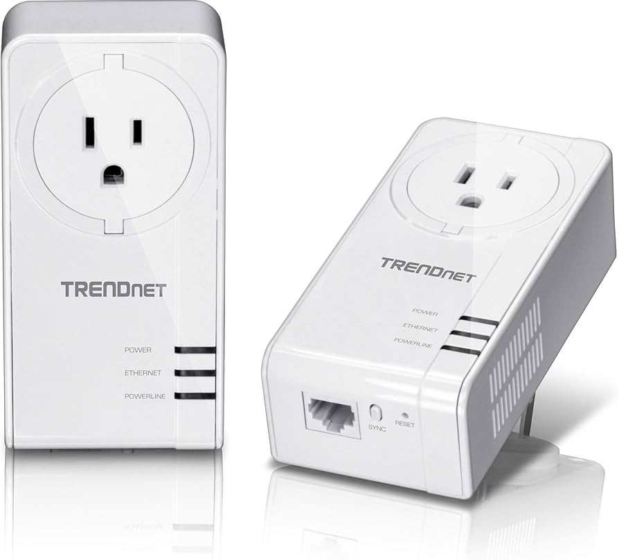 Amazon.com: TRENDnet Powerline 1300 AV2 Adapter with Built-in